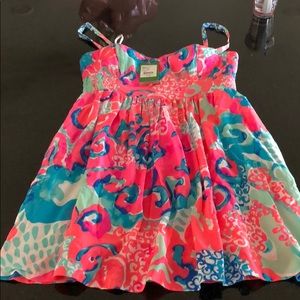 NWT Lilly Christine dress in coral reef sz. 4
